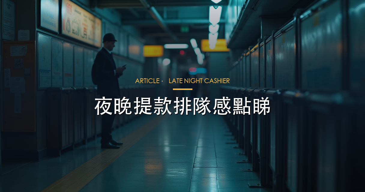 夜晚提款節奏文章
